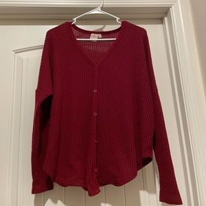 Live in the Moment Waffle Long Sleeve